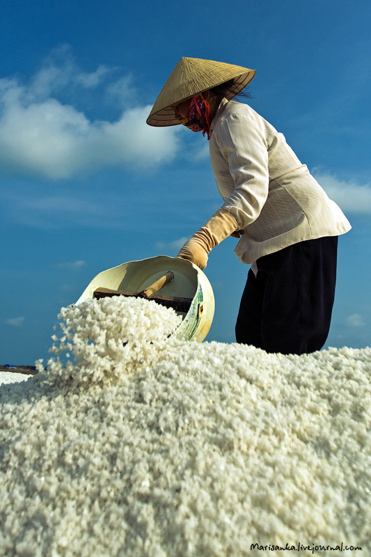 Как добывается морская соль