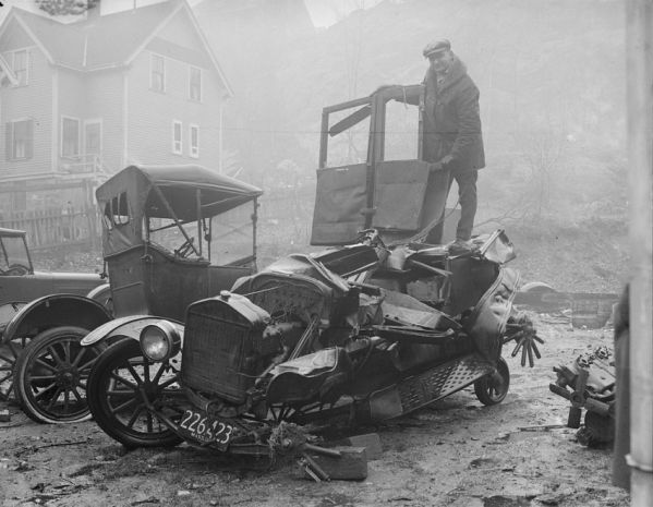 Автомобильные аварии 80 лет назад