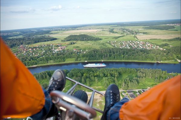 Полет на мотопараплане